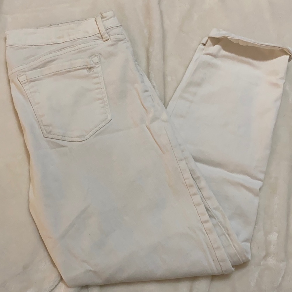 White jeans